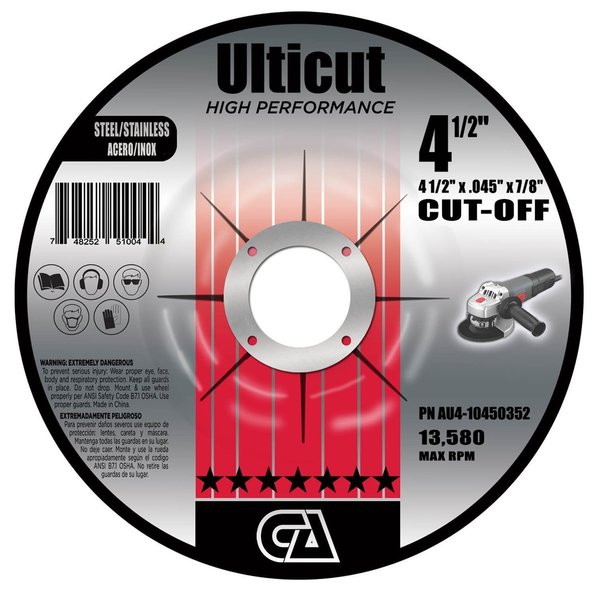 Ulticut-T27-Depressed-Center-Premium-Thin-Cut-Off-Wheel