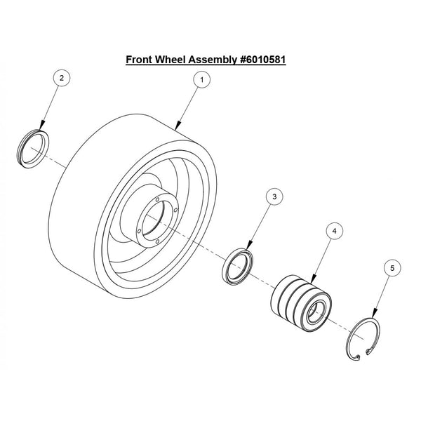 Cc6560Xls Front Wheel Assembly