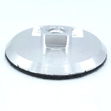 S499AL4A Soporte de respaldo rígido de aluminio, 4" X 5/8-11T