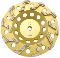 Gold Cup Wheels, 7" Soft Bond, Z-Seg