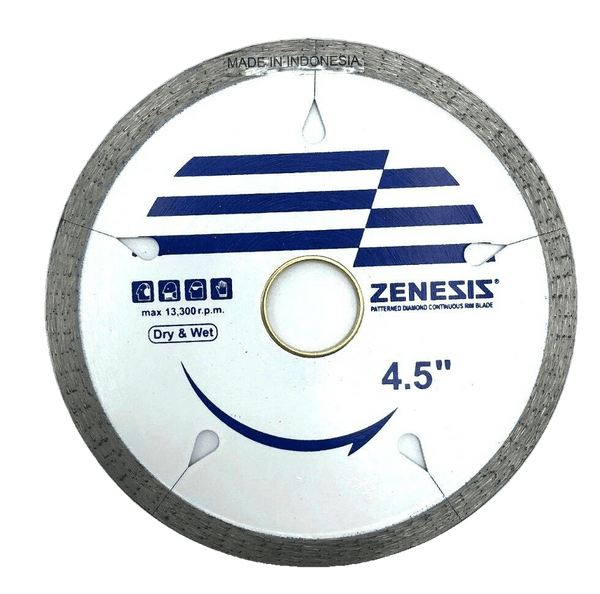 4-1/2" ZENESIS WET/DRY SUPREME TILE DIAMOND BLADE - Diamond Blade Supply