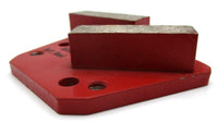 16 G DOUBLE SQUARE 3 HOLE (SOFT) GRINDING PLATE - Diamond Blade Supply