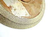 6" x Vacuum-Brazed Diamond Tile Profile Wheel SHAPE B X 3/8" Radius 50g - Diamond Blade Supply