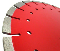 14" X .125" X 1"/20MM X 12MM CYCLONE SUPREME COMBO BLADE LASER-WELDED WET/DRY FO - Diamond Blade Supply
