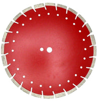 14" X .125" X 1"/20MM X 12MM CYCLONE SUPREME COMBO BLADE LASER-WELDED WET/DRY FO - Diamond Blade Supply