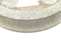6" x Vacuum-Brazed Diamond Tile Profile Wheel SHAPE B X 3/8" Radius 50g - Diamond Blade Supply