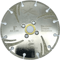 5" x .080" Xpeed Electroplated Marble Blade - Diamond Blade Supply