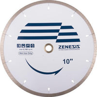 ZENESIS™ Continuous Rim Tile Blades - Diamond Blade Supply