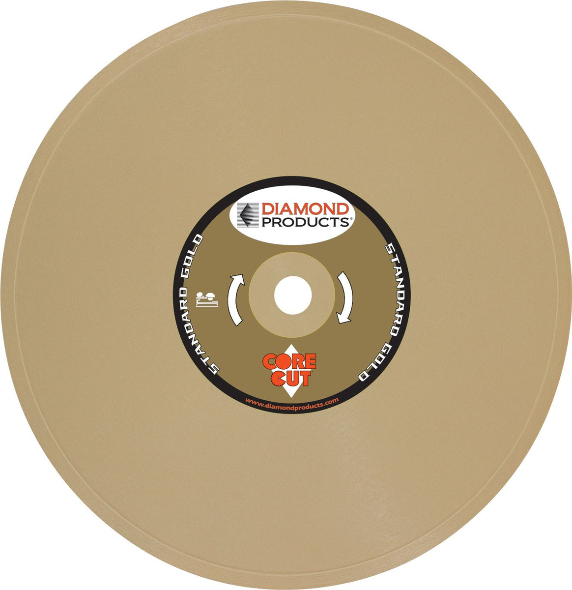 Standard Gold Continuous Rim Tile Diamond Blades Diamond Blade Supply